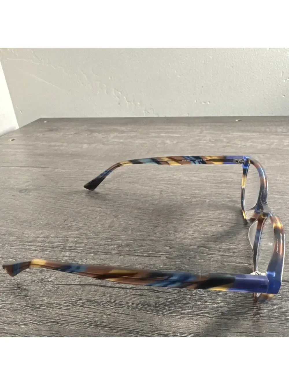 OGI HERITAGE 9106 1911 BROWN BLUE TORT AUTHENTIC EYEGLASSES Frames Only 53-16